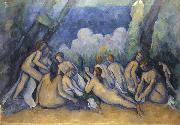 Paul Cezanne Les grandes baigneuses (Large Bathers) (mk09) Sweden oil painting artist